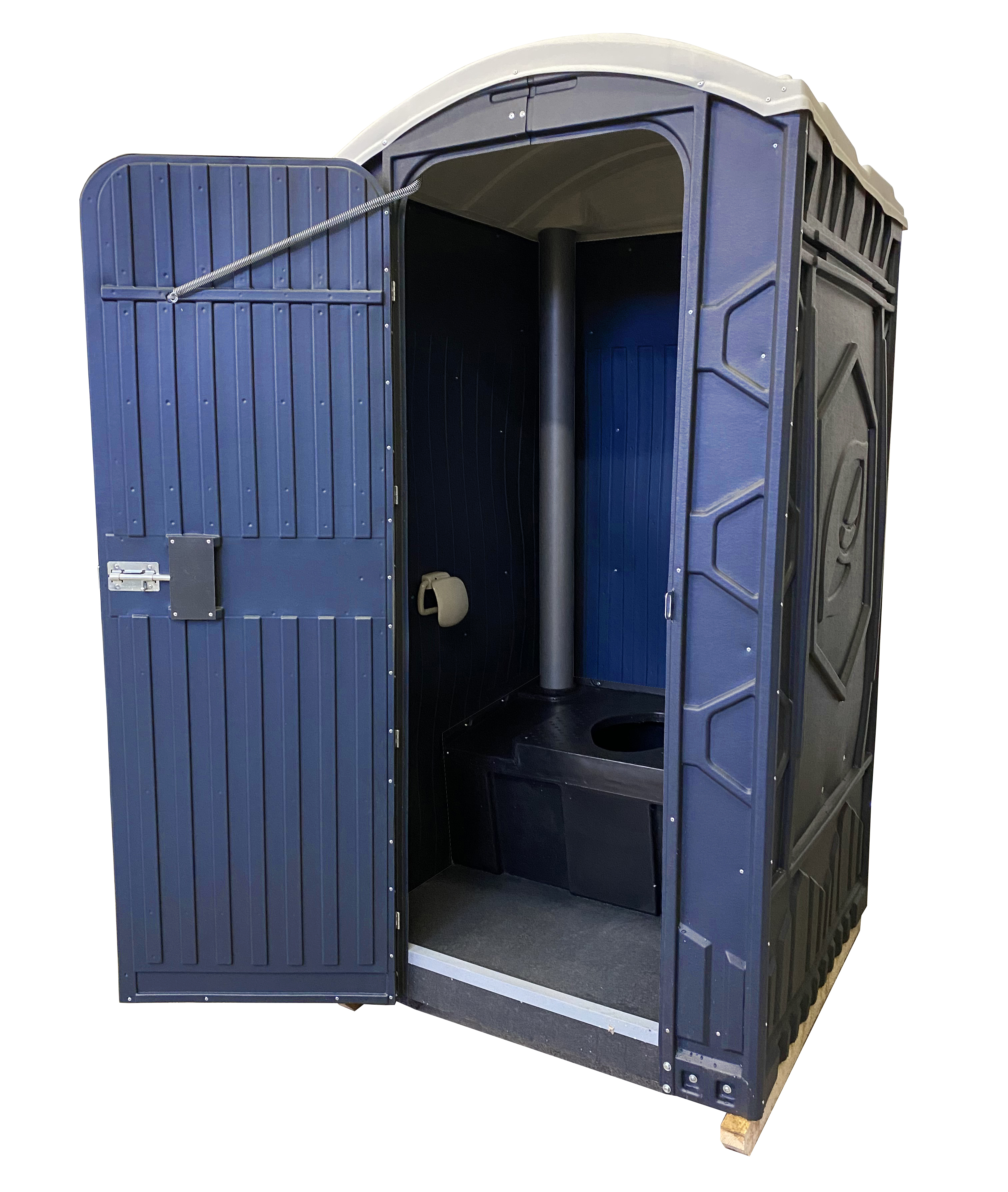 Тёплая туалетная кабина Прагма с обогревом бака