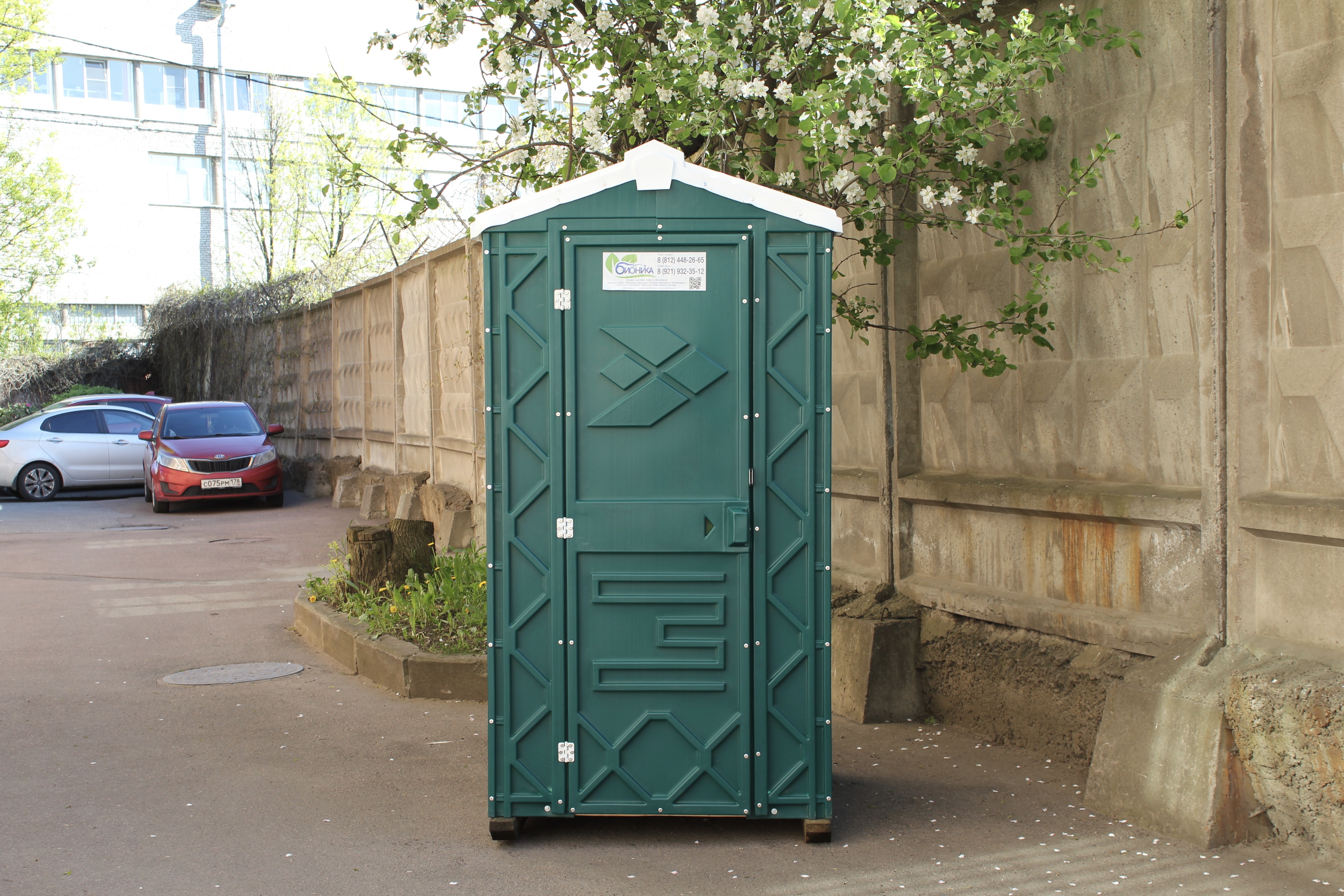 Туалетная кабина "ЭкоСтайл Ecogr Дачник"