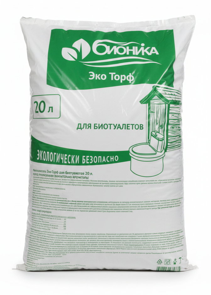 Наполнитель ЭкоТорф (для биотуалетов), 20л